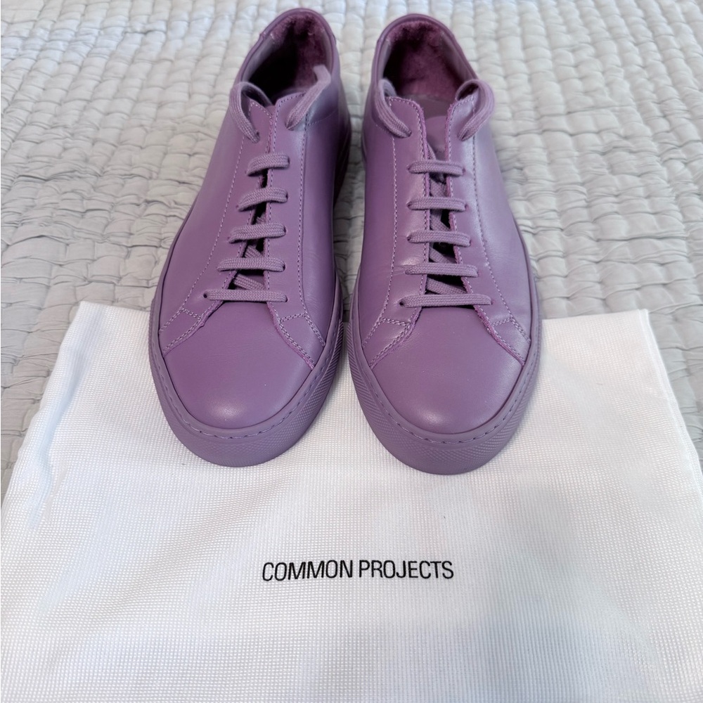 Common Projects Men's Purple Sneakers